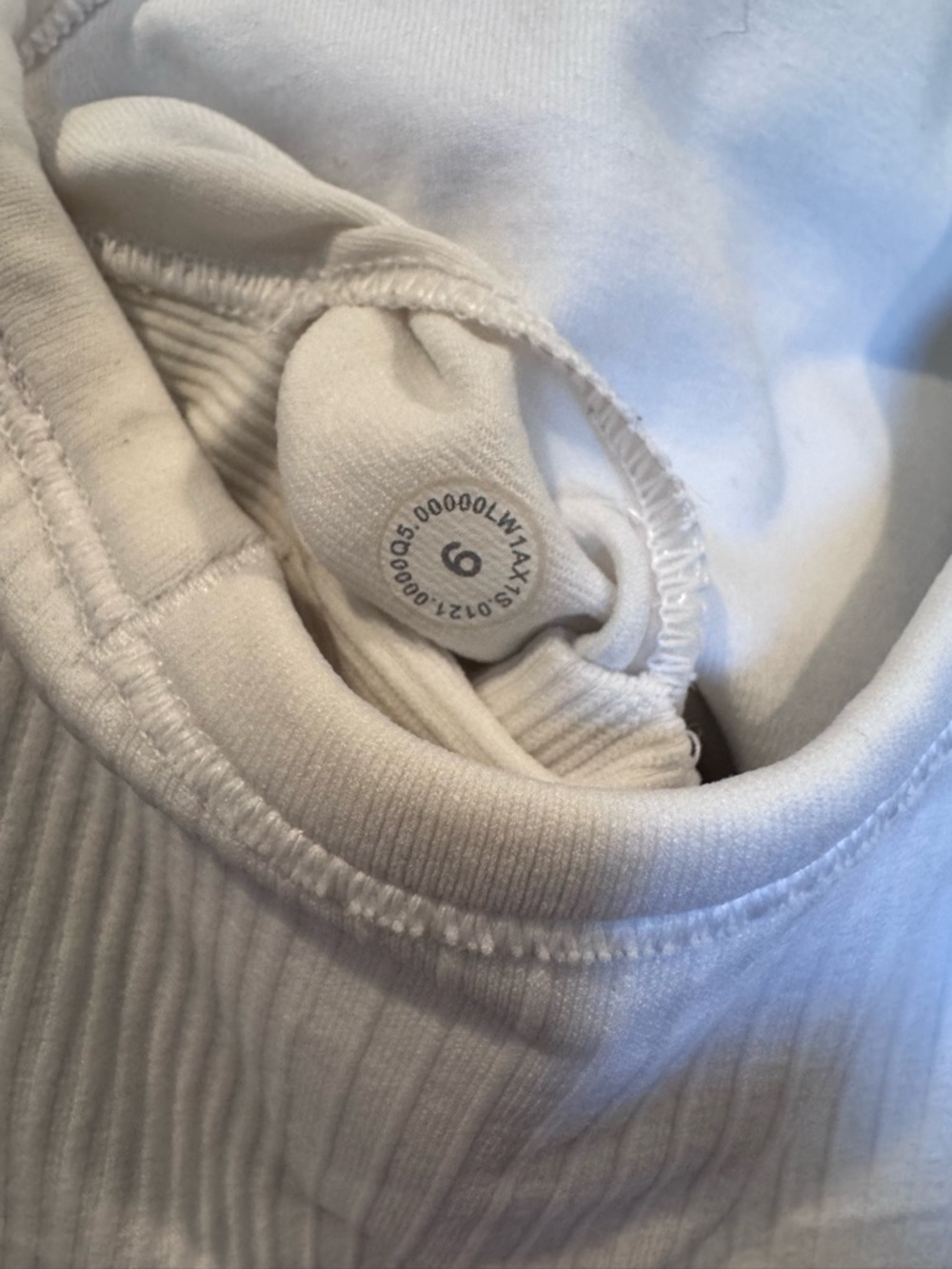 lululemon athletica White Ribbed Racerback Tank - Picture 5 of 5